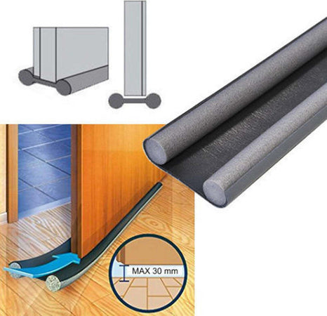 Parafreddo-para-spifferi-vento-polietilene-sottoporta-doppio-porte-portoni-finestre