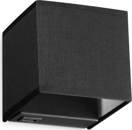 Paralume-Contemporaneo-Kid-Metallo-Nero-1-Lucec-G9-28W-Ip20