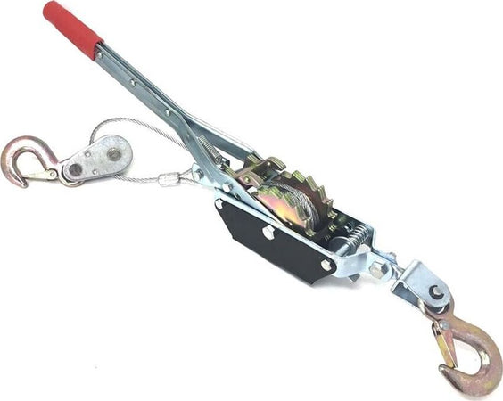 Paranco-Manuale-A-Leva-4-Tonnellate-Doppio-Gancio-4000-Kg-Each