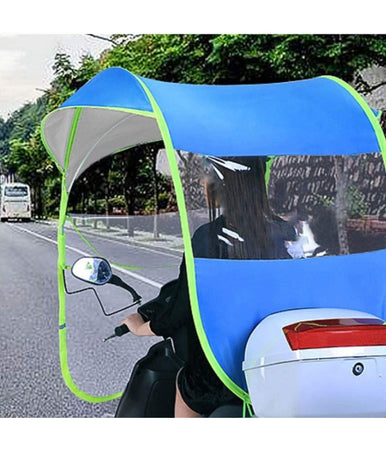 Parapioggia Moto Scooter Copertura Per Pioggia Impermeabile Coprimoto Universale