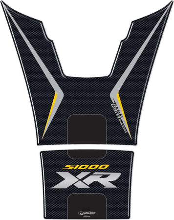 PARASERBATOIO-ADESIVO-SERBATOIO-3D-compatibile-per-MOTO-BMW-S1000XR-TRIPLE-BLACK