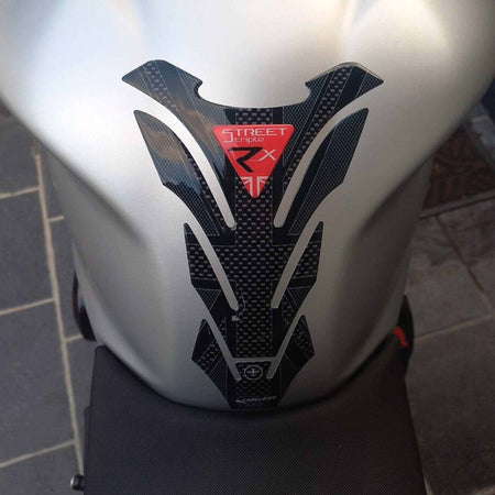 Paraserbatoio-moto-Adesivo-3D-compatibile-con-Triumph-Street-Triple-RX-2016-17