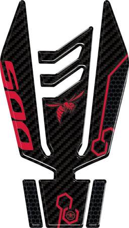 Paraserbatoio-moto-Adesivo-Protezione-3D-compatibile-con-Honda-Hornet-500-2024