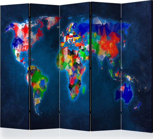 Paravento-Room-divider-–-Colorful-map