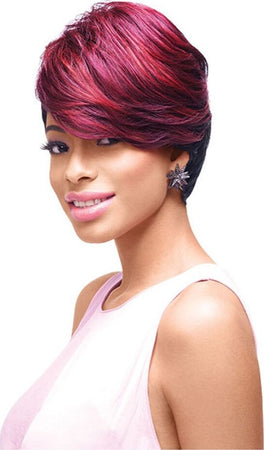 Parrucca Sintetica Rosso Capelli corti Sleek 100% Premium Tongable Elastici Resistente Fino A 200°c Bellezza/Cura dei capelli/Accessori styling capelli/Extension parrucche e accessori/Parrucche Kondorama - Martinsicuro, Commerciovirtuoso.it