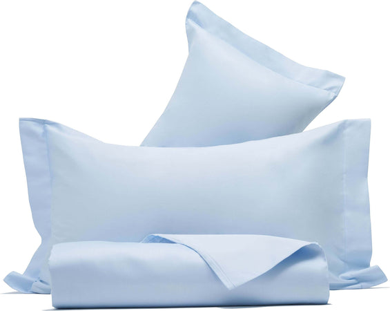 Parure Copripiumino In Raso Di Puro Cotone Azzurro Chiaro Set Letto Completo Copripiumino E Federe 100% Made in Italy Casa e cucina/Tessili per la casa/Biancheria da letto/Copripiumini e set da letto/Set copripiumini e federe Vanita di raso - Sesto San Giovanni, Commerciovirtuoso.it