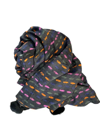 Pashmina - Multicolore / Taglia Unica - Sciarpe