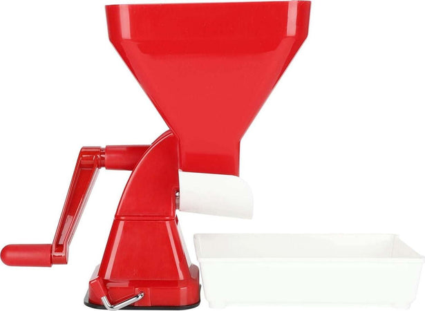 Passapomodoro manuale in polipropilene con rullo in nylon e ventosa in gomma Casa e cucina/Utensili da cucina/Passapomodoro elettrici e manuali La Zappa - Altamura, Commerciovirtuoso.it