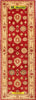 Passatoia-Soltanabad-Extra-Gold-230x79cm-Tappeto-Runner-Oro-E-Rosso-Brillante-Disegni-Geometrici-Floreali