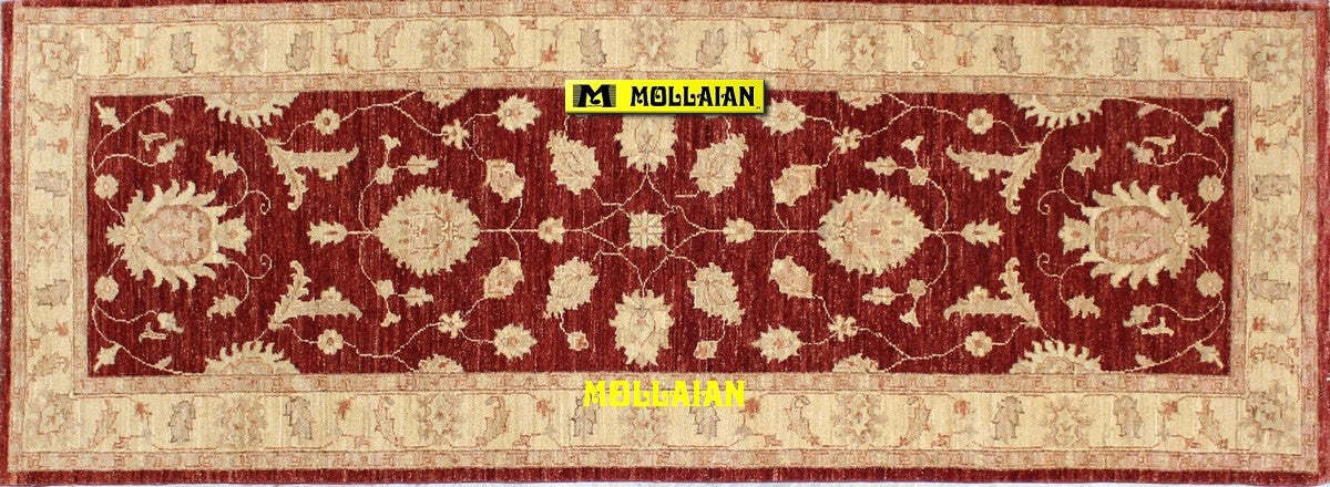 Passatoia-Sultanabad-Gold-236x84cm-Tappeto-Runner-Oro-Rosso-Disegno-Floreale