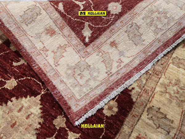 Passatoia-Sultanabad-Gold-236x84cm-Tappeto-Runner-Oro-Rosso-Disegno-Floreale