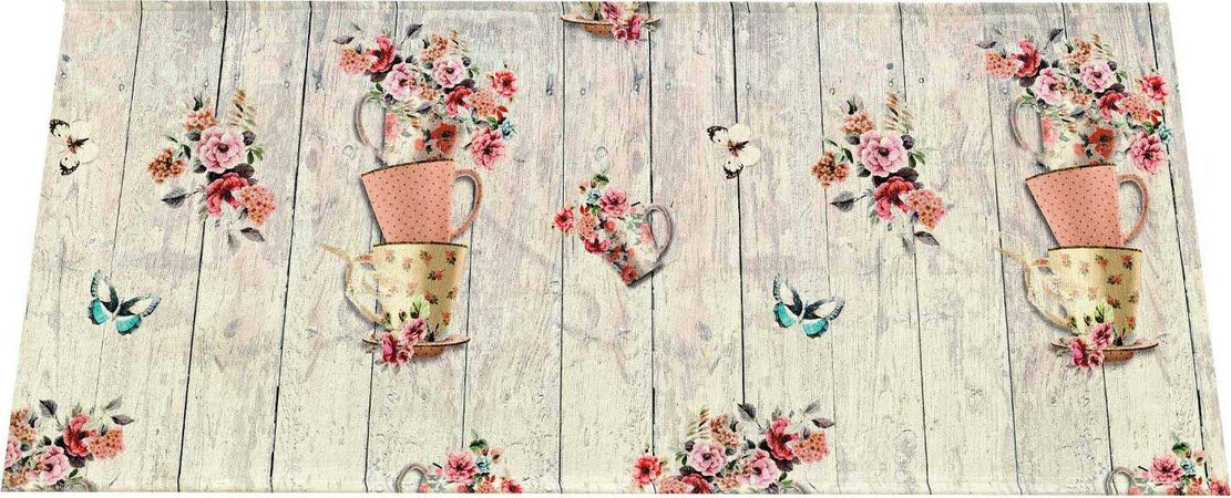 Passatoia Tappeto Da Cucina Antiscivolo in Stampa Digitale Shabby Chic Lavabile in Lavatrice Tappeto Da Cucina Con Retro Antiscivolo Casa e cucina/Decorazioni per interni/Tappeti materassini e protezioni/Tappeti Runner Smartdecohome - Sesto San Giovanni, Commerciovirtuoso.it