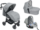 Passeggino 3 in 1 Selina Light Grey Prima infanzia/Passeggini carrozzine e accessori/Passeggini e carrozzine/Sistemi modulari La Casa Del Bebè - Napoli, Commerciovirtuoso.it