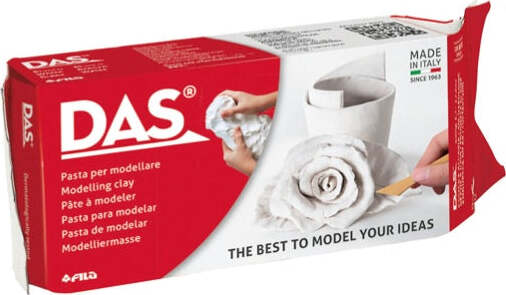 Pasta Das - 500gr - bianco - Das Giochi e giocattoli/Attività creative/Argilla e pasta modellabile Eurocartuccia - Pavullo, Commerciovirtuoso.it