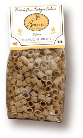 Pasta di Semola di Grano Duro Biologico Siciliano - Ditaloni Rigati
