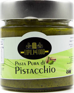 Pasta pura di pistacchio 100% pistacchio di Sicilia Crema di pistacchi naturale vasetto 200g pasta pura di pistacchio Tipici & Food - Bronte, Commerciovirtuoso.it
