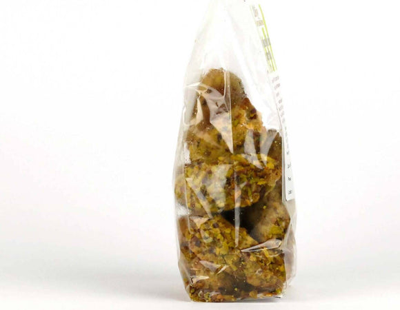Paste Di Mandorla Siciliane Artigianali 500gr. Al Pistacchio Di Bronte Biscotti Tradizionali Fatti A Mano 100% Mandorle Siciliane e Pistacchio Di Bronte Made In Italy alimentari LiSicily dolci per passione - Alassio, Commerciovirtuoso.it