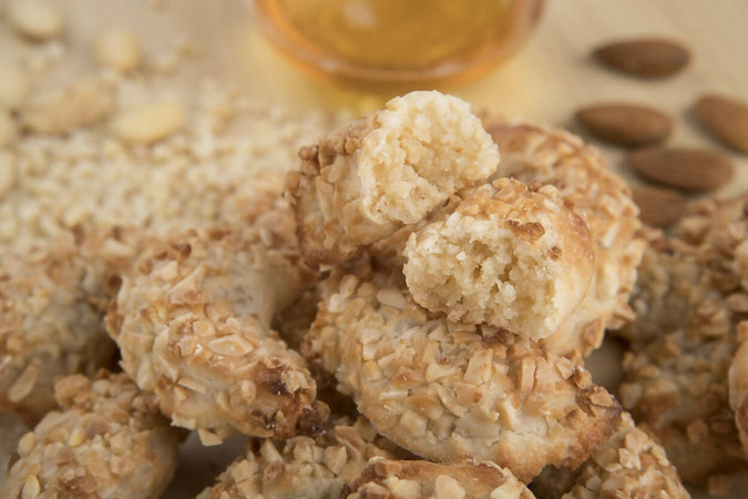 Paste Di Mandorla Siciliane Con Granella Con 80% Di Mandorle Artigianali Made in Italy Alimentari e cura della casa/Snack dolci e salati/Biscotti/Biscotti per la colazione LiSicily dolci per passione - Alassio, Commerciovirtuoso.it