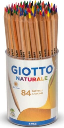 Pastelli - naturale - diametro mina 3 30 mm - Giotto - barattolo 84 pezzi Giochi e giocattoli/Attività creative/Accessori per disegnare e colorare/Pennelli Eurocartuccia - Pavullo, Commerciovirtuoso.it