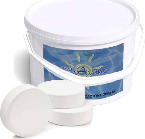 Pastiglie Cloro per Piscine AQUAVANT by Astral 392 Triplex 200gr per trattamento acqua piscina Pastiglie Multiazione PASTIGLIE cloro Piscina Sicily Pool - Acireale, Commerciovirtuoso.it