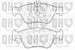 Pastiglie freni mercedes classe e/clk anteriore QUINTON HAZELL BP920