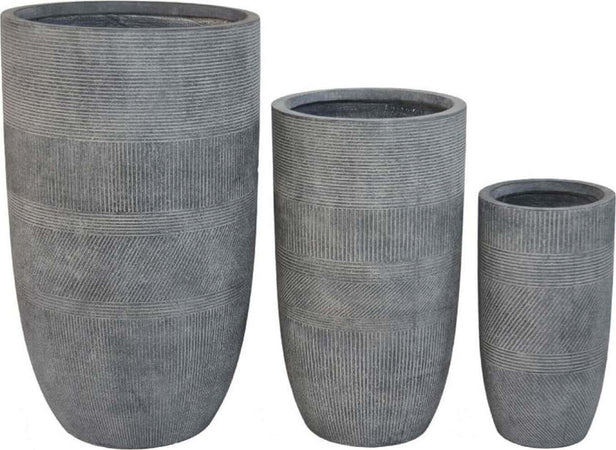PATRICIA---set-di-3-vasi-Grigio-Milani-Home