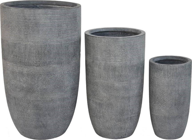 PATRICIA---set-di-3-vasi-Grigio-Milani-Home