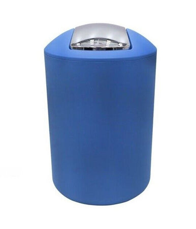 Pattumiera Cestino Secchio Rifiuti Gettacarte Accessorio Arredo Bagno Blu 69905
