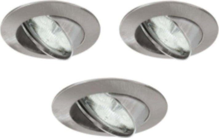 PAULMANN---SET-3-FARETTI-LED-DA-INCASSO-WELLNESS---CON-TELECOMANDO---IP23/230V/3x3W---CONSUMO-9-kWh/1000h
