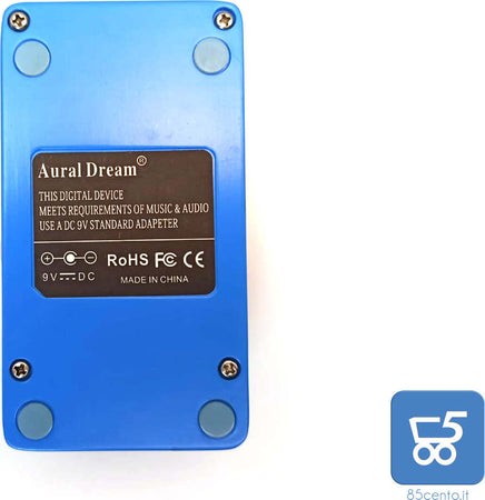 Pedale per Chitarra EQ Boost Cutoff Aural Dream parametro EQ, filtro Shelf e filtro Peak True Bypass - EX DEMO privo di alimentatore