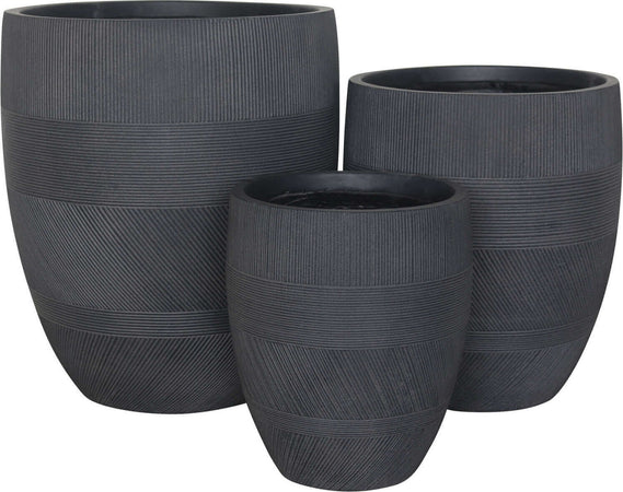 PEDRO---set-di-3-vasi-Grigio-scuro-Milani-Home