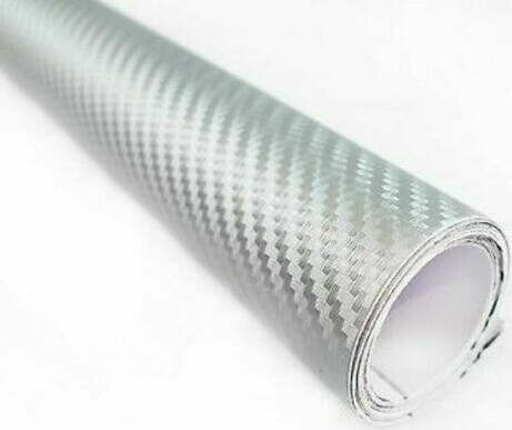 Pellicola-Adesiva-Auto-Moto-Fibra-Di-Carbonio-3d-Grigio-In-Vinile-75x200cm