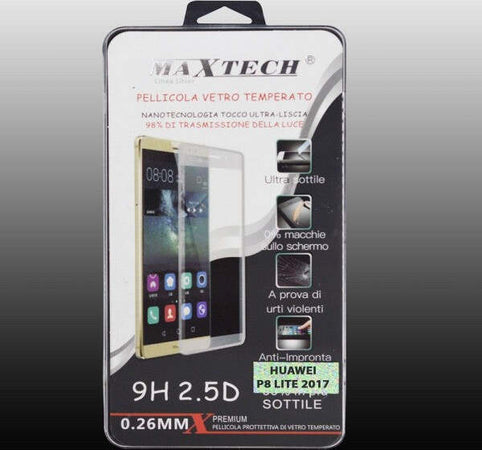 Pellicola-In-Vetro-Temperato-Per-Huawei-P8-Lite-2017-Salva-Display-Maxtech-P-p8-Lite-2017