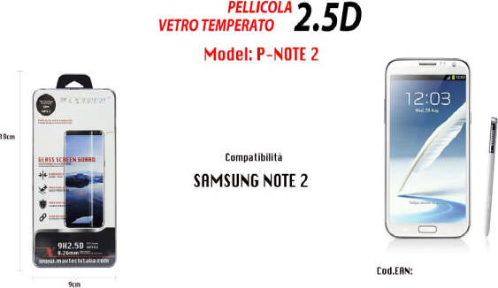 Pellicola-Protettiva-Vetro-Temperato-Per-Samsung-Galaxy-Note-2-Maxtech-P-note-2