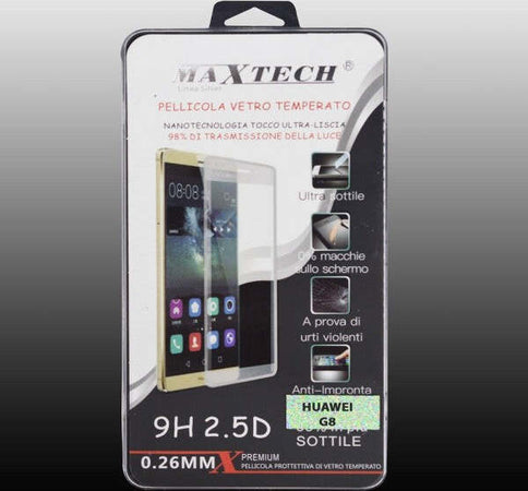 Pellicola-Vetro-Temperato-Per-Huawei-G8-Antiurto-Oleofobica-Maxtech-P-hua-G8