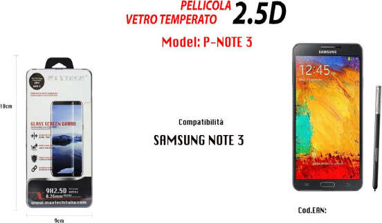 Pellicola-Vetro-Temperato-Per-Samsung-Galaxy-Note-3-Protettiva-Lcd-Maxtech-P-note-3