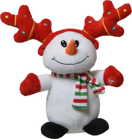 Peluche-natalizio-con-sciarpa-e-vestito-da-renna,-per-interno-da-25-cm
