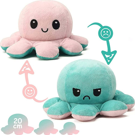 Peluche Polpo Reversibile Sorridente Giocattolo Polipetto Faccia Triste Felice Giochi e giocattoli/Peluche/Animali di peluche Trade Shop italia - Napoli, Commerciovirtuoso.it