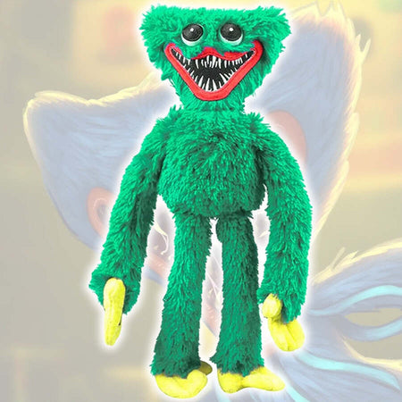 Peluche-Pupazzo-Morbido-Poppy-Playtime-Huggy-Wuggy-Plush-Doll-Gioco-Verde-40cm