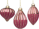 Pendagli per albero di Natale in vetro decorato color Rosa Casa e cucina/Decorazioni per interni/Addobbi e decorazioni per ricorrenze/Decorazioni natalizie/Addobbi e decorazioni/Palle e palline MagiediNatale.it - Altamura, Commerciovirtuoso.it