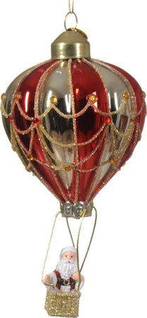 Pendaglio a forma di mongolfiera decorazione per albero di natale h 7,5 cm Casa e cucina/Decorazioni per interni/Addobbi e decorazioni per ricorrenze/Decorazioni natalizie/Addobbi e decorazioni/Palle e palline MagiediNatale.it - Altamura, Commerciovirtuoso.it
