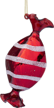 Pendaglio caramella per albero di Natale in vetro decorato color Rosso Casa e cucina/Decorazioni per interni/Addobbi e decorazioni per ricorrenze/Decorazioni natalizie/Addobbi e decorazioni/Ciondoli e pendenti MagiediNatale.it - Altamura, Commerciovirtuoso.it