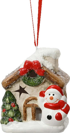 Pendaglio casa di babbo natale e del pupazzo di neve decorazione natalizia Casa e cucina/Decorazioni per interni/Addobbi e decorazioni per ricorrenze/Decorazioni natalizie/Addobbi e decorazioni/Ciondoli e pendenti MagiediNatale.it - Altamura, Commerciovirtuoso.it