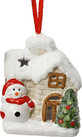 Pendaglio casa di babbo natale e del pupazzo di neve decorazione natalizia Casa e cucina/Decorazioni per interni/Addobbi e decorazioni per ricorrenze/Decorazioni natalizie/Addobbi e decorazioni/Ciondoli e pendenti MagiediNatale.it - Altamura, Commerciovirtuoso.it