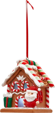 Pendaglio per albero di Natale a forma di casetta Candy, con led, 8 cm Casa e cucina/Decorazioni per interni/Addobbi e decorazioni per ricorrenze/Decorazioni natalizie/Addobbi e decorazioni/Ciondoli e pendenti MagiediNatale.it - Altamura, Commerciovirtuoso.it