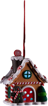 Pendaglio per albero di natale Case di Marzapane con LED da 10 cm rosso e bianco Casa e cucina/Decorazioni per interni/Addobbi e decorazioni per ricorrenze/Decorazioni natalizie/Addobbi e decorazioni/Palle e palline MagiediNatale.it - Altamura, Commerciovirtuoso.it