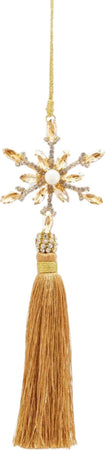 Pendaglio per albero di Natale con nappa, decorato con gemme 21 cm Casa e cucina/Decorazioni per interni/Addobbi e decorazioni per ricorrenze/Decorazioni natalizie/Addobbi e decorazioni/Ciondoli e pendenti MagiediNatale.it - Altamura, Commerciovirtuoso.it