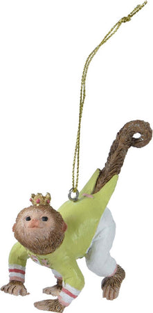 Pendaglio scimmie con corona decorazione natalizia h 8.5 cm Casa e cucina/Decorazioni per interni/Addobbi e decorazioni per ricorrenze/Decorazioni natalizie/Addobbi e decorazioni/Ciondoli e pendenti MagiediNatale.it - Altamura, Commerciovirtuoso.it