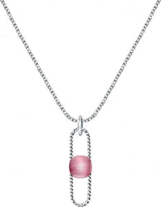 Pendente-MORELLATO-donna-1930-acciaio-cat-eye-rosa
