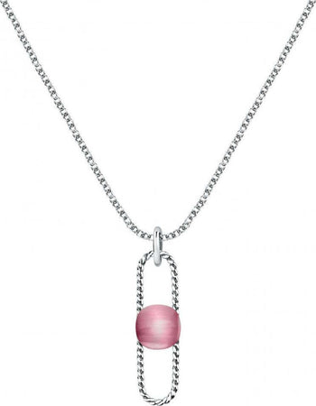 Pendente-MORELLATO-donna-1930-acciaio-cat-eye-rosa